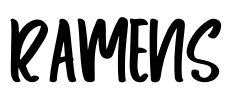 Ramens Font Image