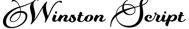 Winston Script Font Image