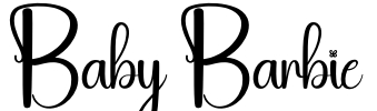 Baby Barbie Font Image