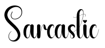 Sarcastic Font Image