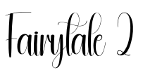Fairytale 2 Font Image