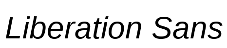 Liberation Sans Font Image