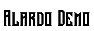 Alardo Demo Font Image