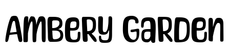 Ambery Garden Font Image
