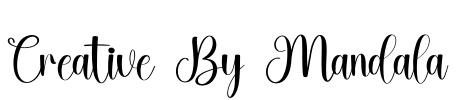 Creative By Mandala Font Image