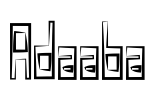 Adaaba Font Image
