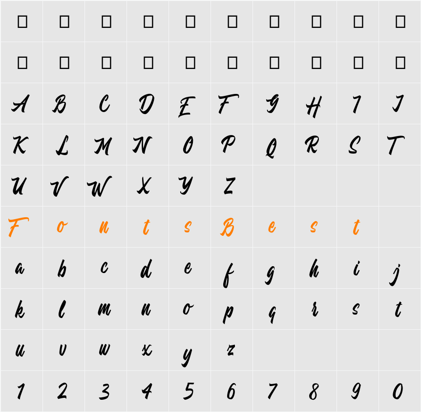 Atshushi Character Map
