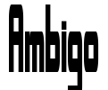 Ambigo Font Image