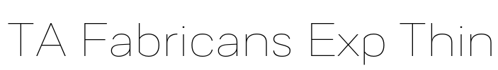 TA Fabricans Exp Thin