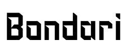Bondari Font Image