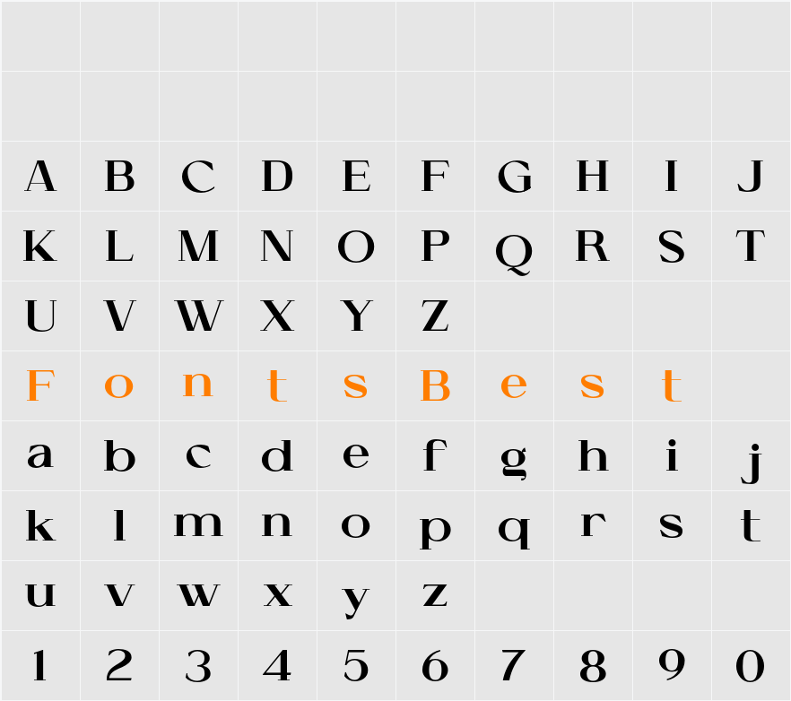 Cellofy ExtBlk SemExp Character Map