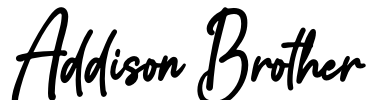 Addison Brother Font Image