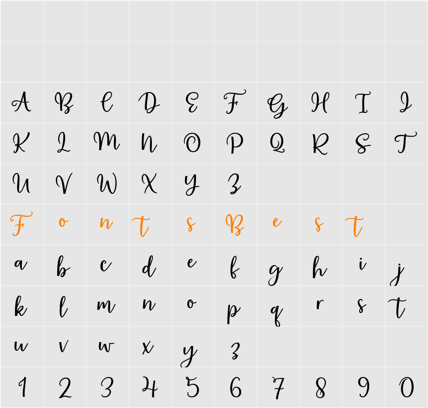Almost There  Character Map