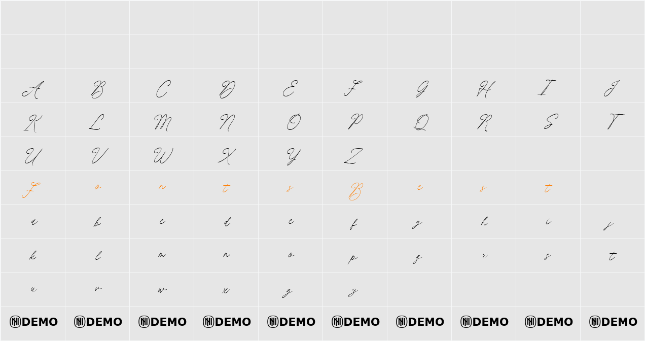 Auditory Perception Character Map