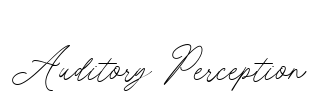 Auditory Perception