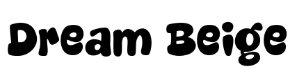 Dream Beige Font Image
