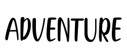 Adventure Font Image