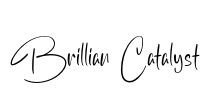 Brillian Catalyst Font Image