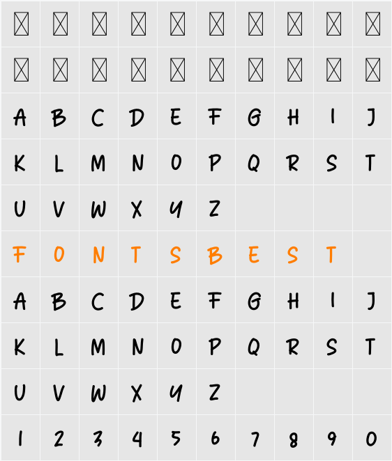 Twenty Five Character Map