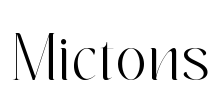 Mictons Font Image