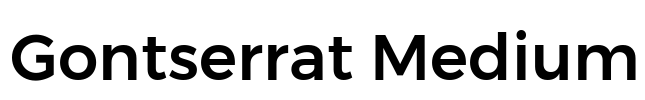 Gontserrat Medium