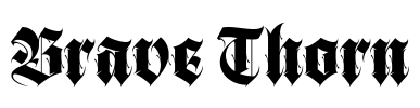 Brave Thorn Font Image