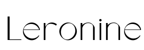 Leronine Font Image