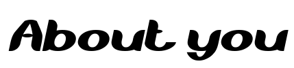 About you