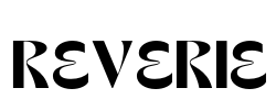 REVERIE Font Image