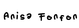 Anisa Fonfon Font Image