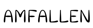Amfallen Font Image