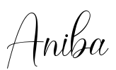 Aniba Font Image