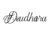 Deudhora Font Image