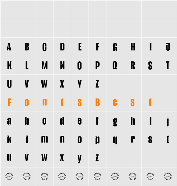 Genesize Grotesk Demo Character Map