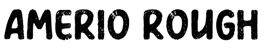 Amerio Rough Font Image