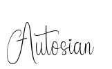 Autosian  Font Image