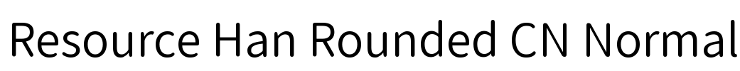 Resource Han Rounded CN Normal