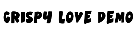 Crispy Love DEMO Font Image
