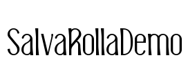 SalvaRollaDemo Font Image