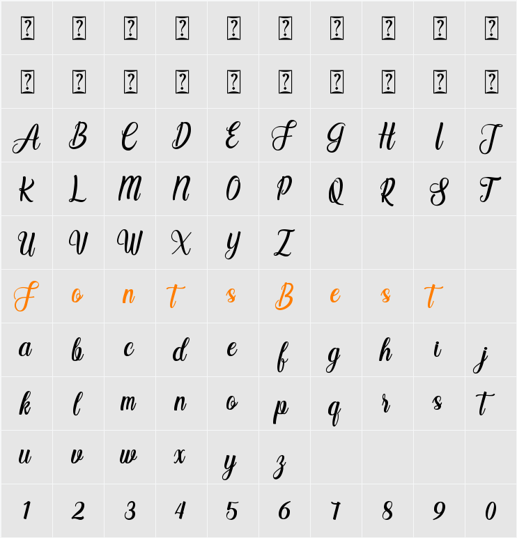 Angelia Character Map