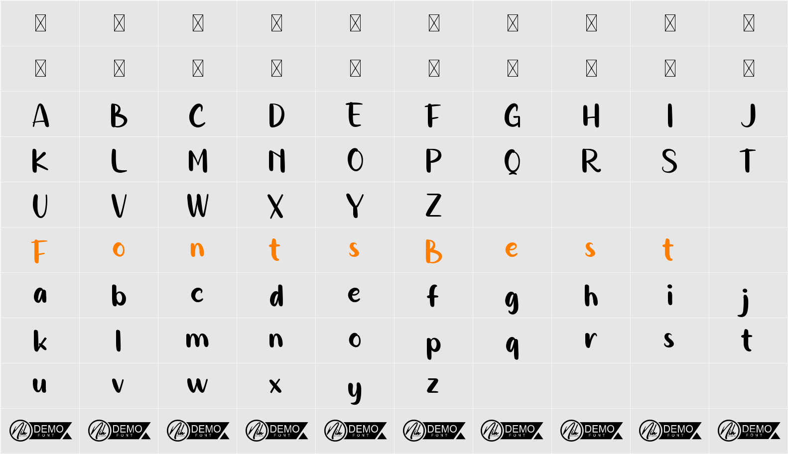 Cerita Kita Demo Character Map