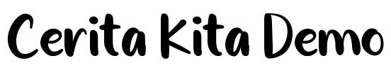 Cerita Kita Demo Font Image