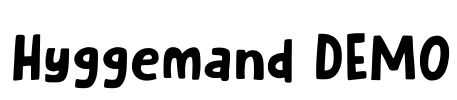 Hyggemand DEMO Font Image