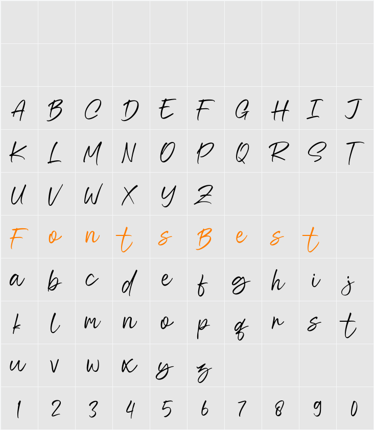Othere Character Map