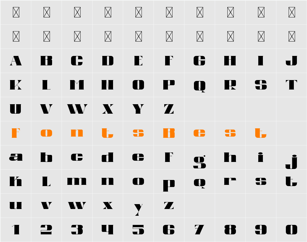 Reske Wuite Character Map