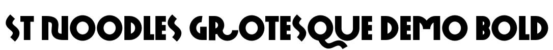 ST Noodles Grotesque DEMO Bold