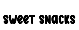 Sweet Snacks