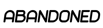 Abandoned Font Image