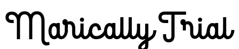 Marically Trial Font Image