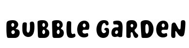 Bubble Garden Font Image